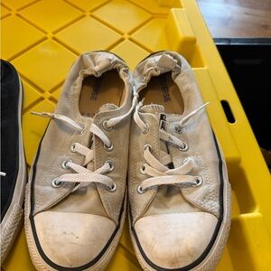 Converse Off-White Canvas Sneakers